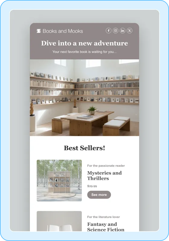Modèle de newsletter model-7