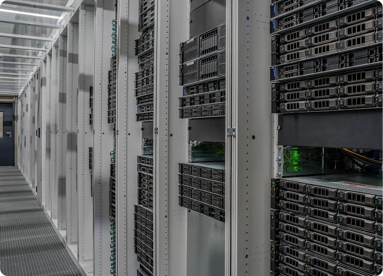Gang in het datacenter