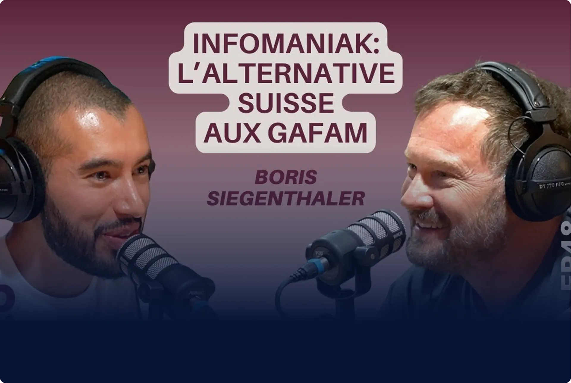 Miniatura di un video YouTube del fondatore di Infomaniak
