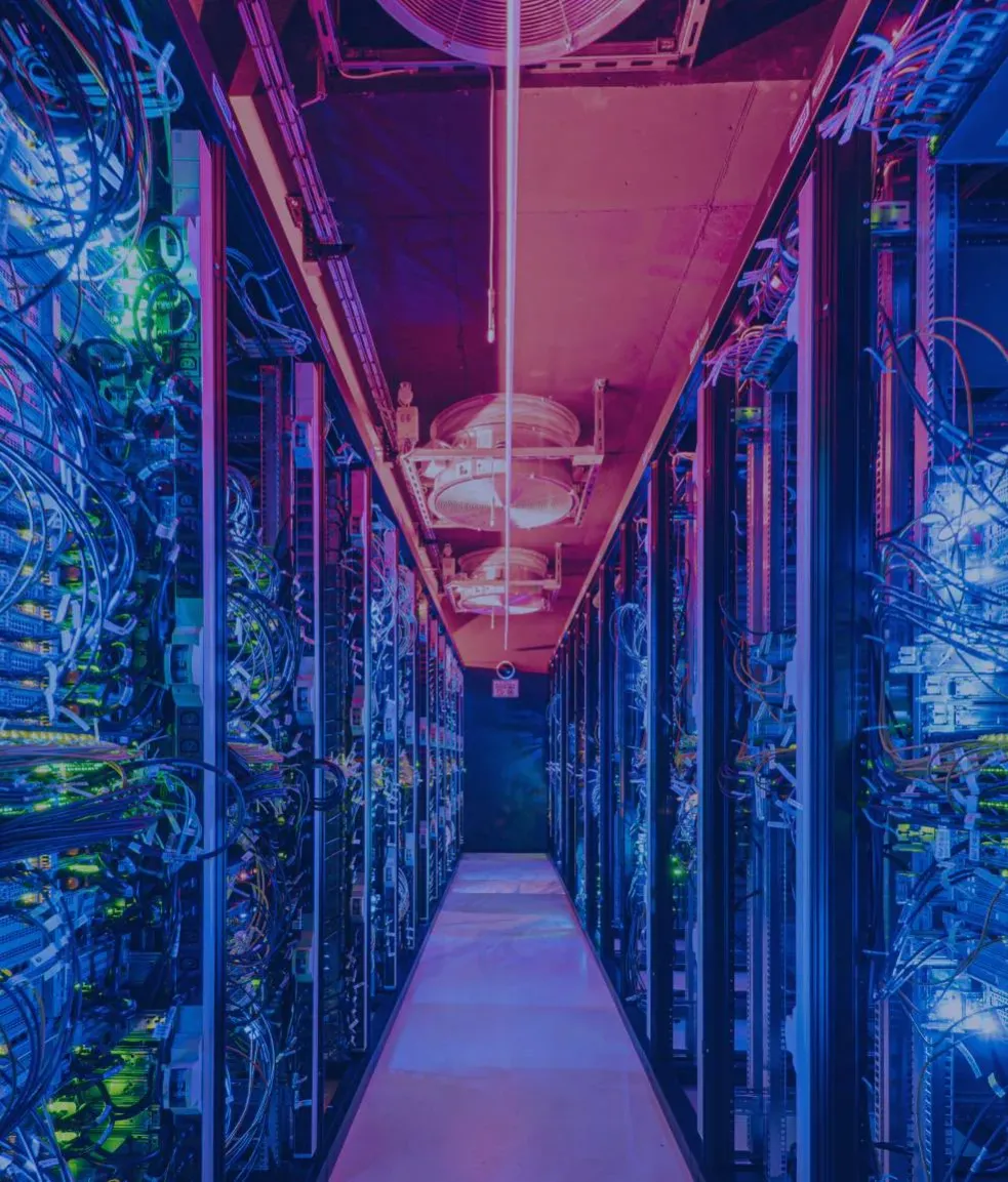 Picture of a data center