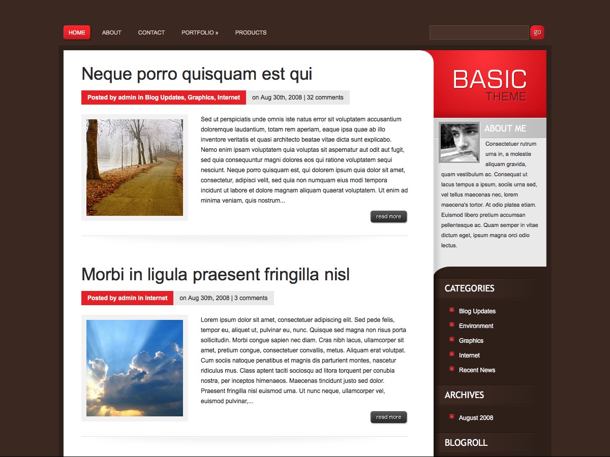 I nostri temi Wordpress - Basic