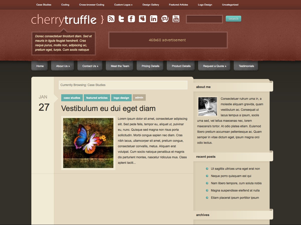 Our WordPress themes - CherryTruffle