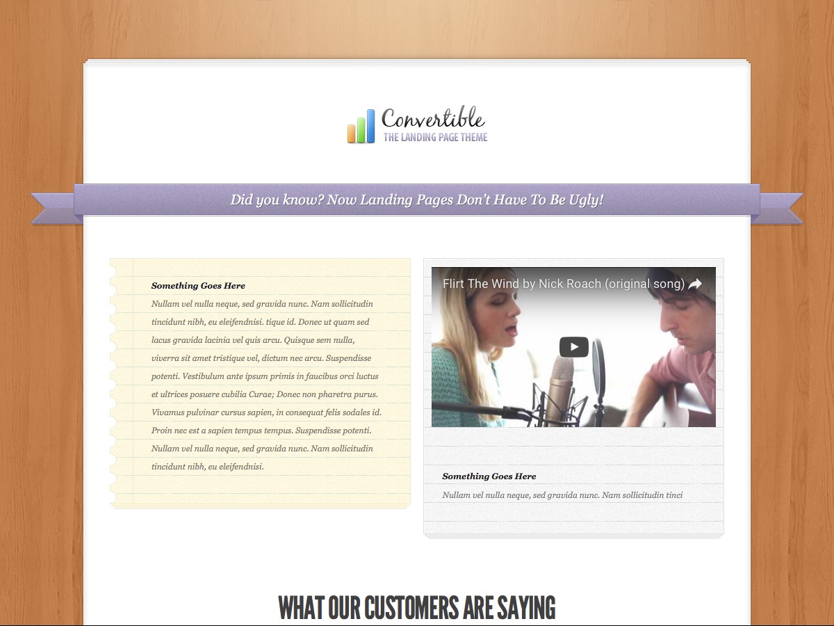 Our WordPress themes - Convertible