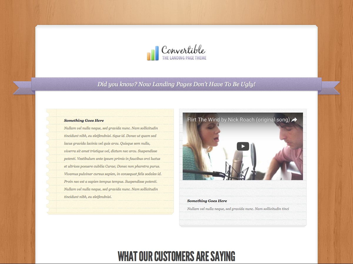 Nuestros temas WordPress - Convertible
