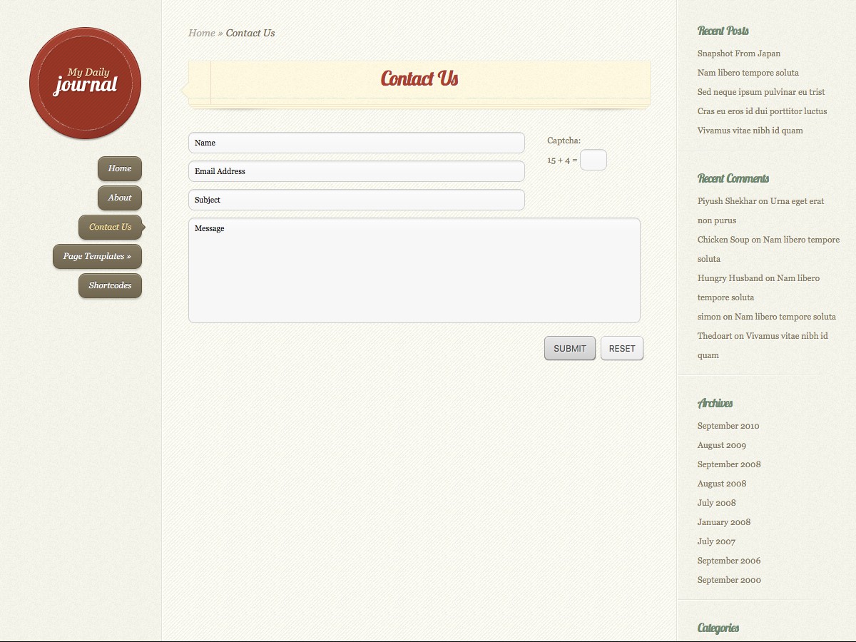 Unsere WordPress-Themes - DailyJournal