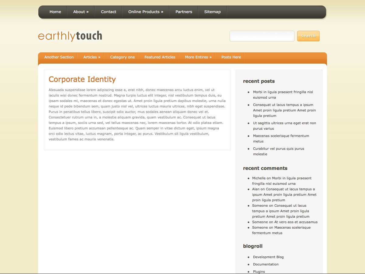 Nos thèmes WordPress - EarthlyTouch