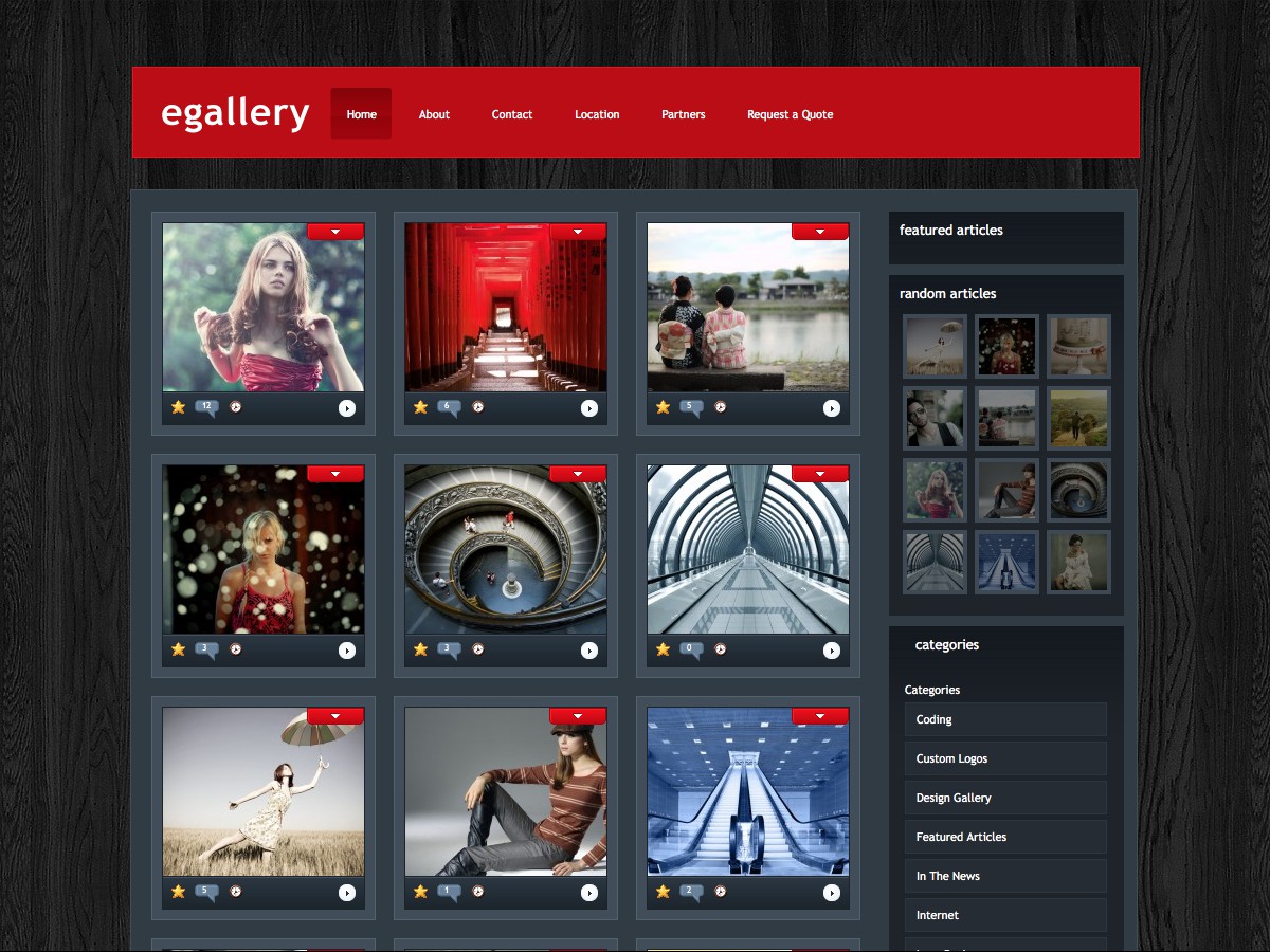 Nos thèmes WordPress - eGallery