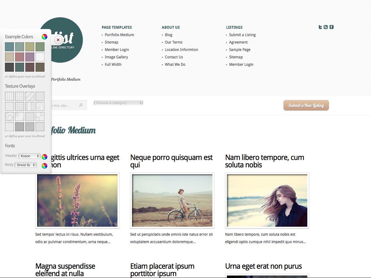 Unsere WordPress-Themes - eList