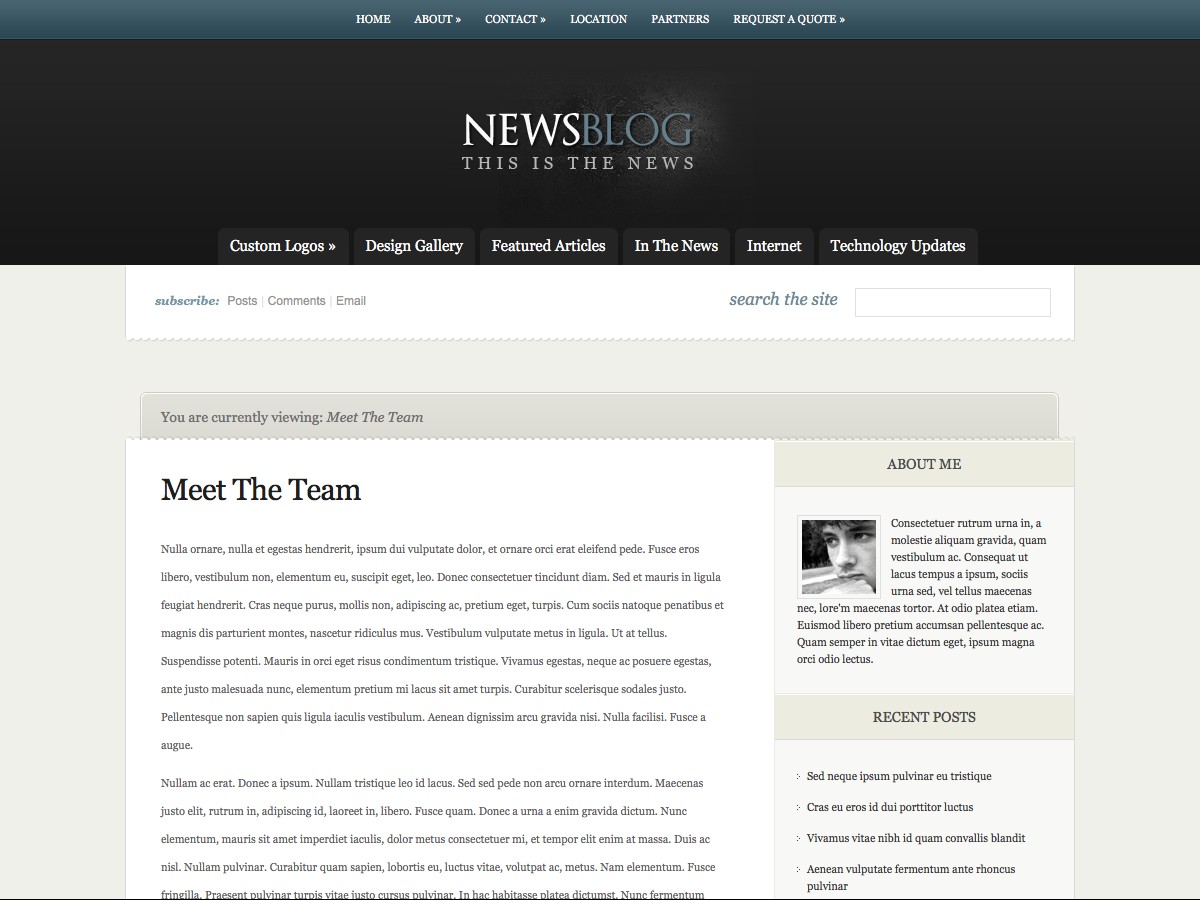I nostri temi Wordpress - eNews