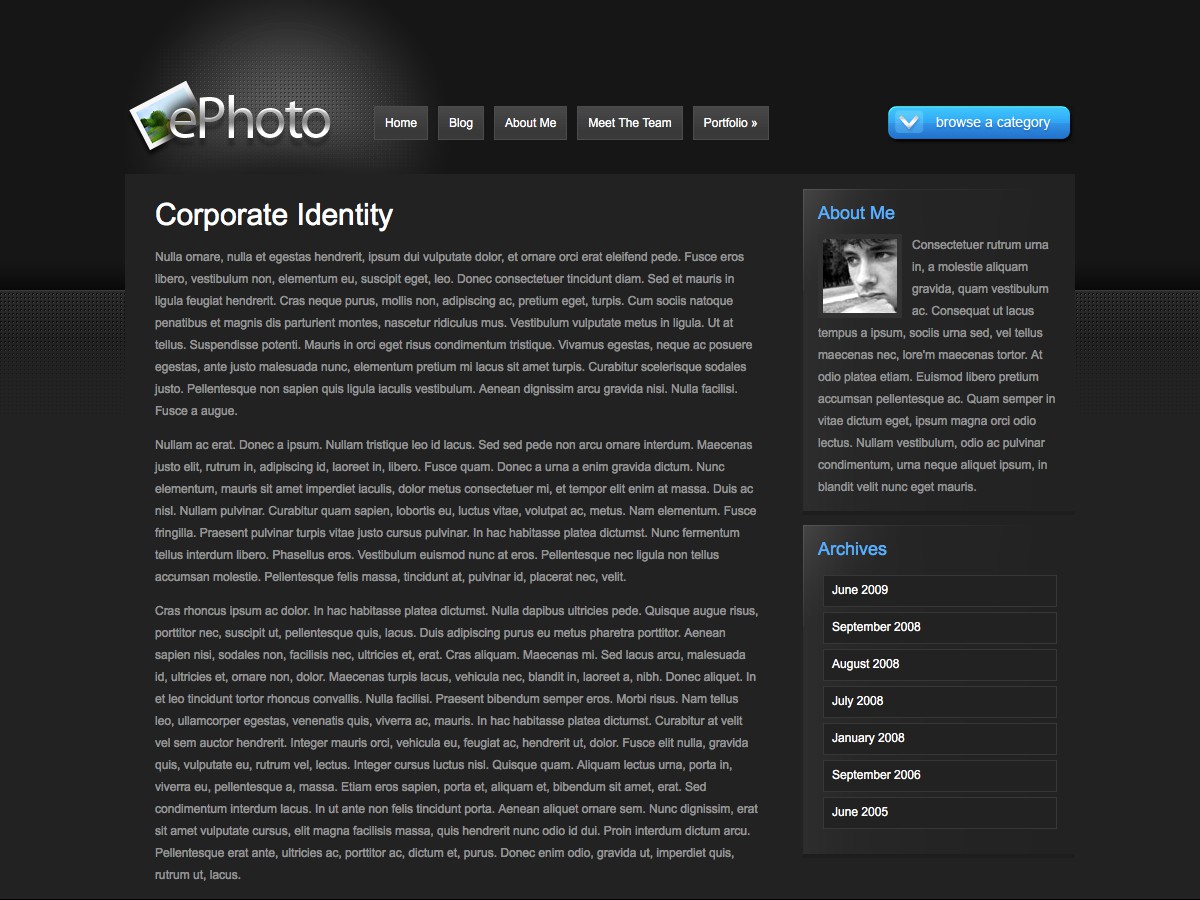 Our WordPress themes - ePhoto