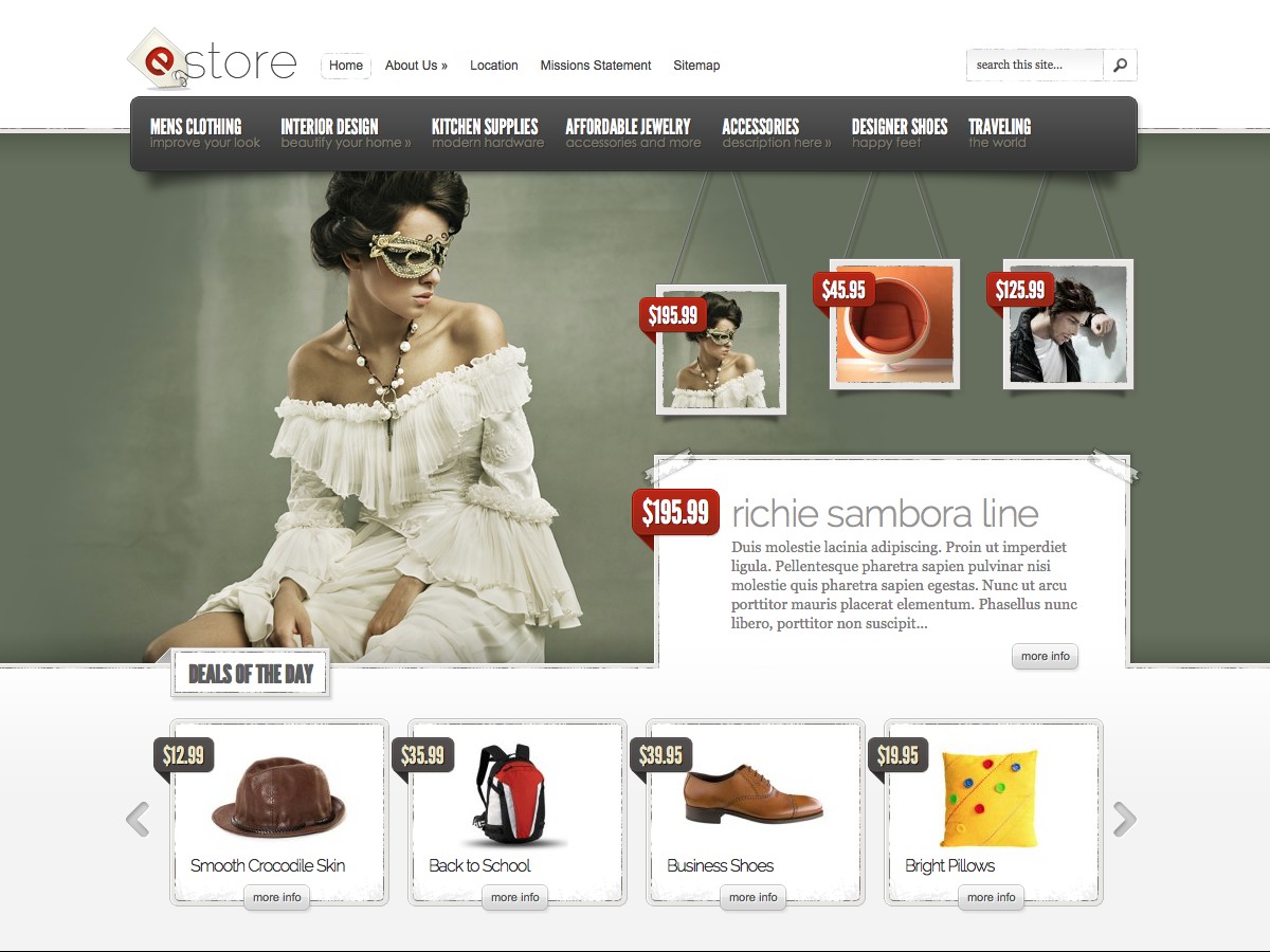Nuestros temas WordPress - eStore