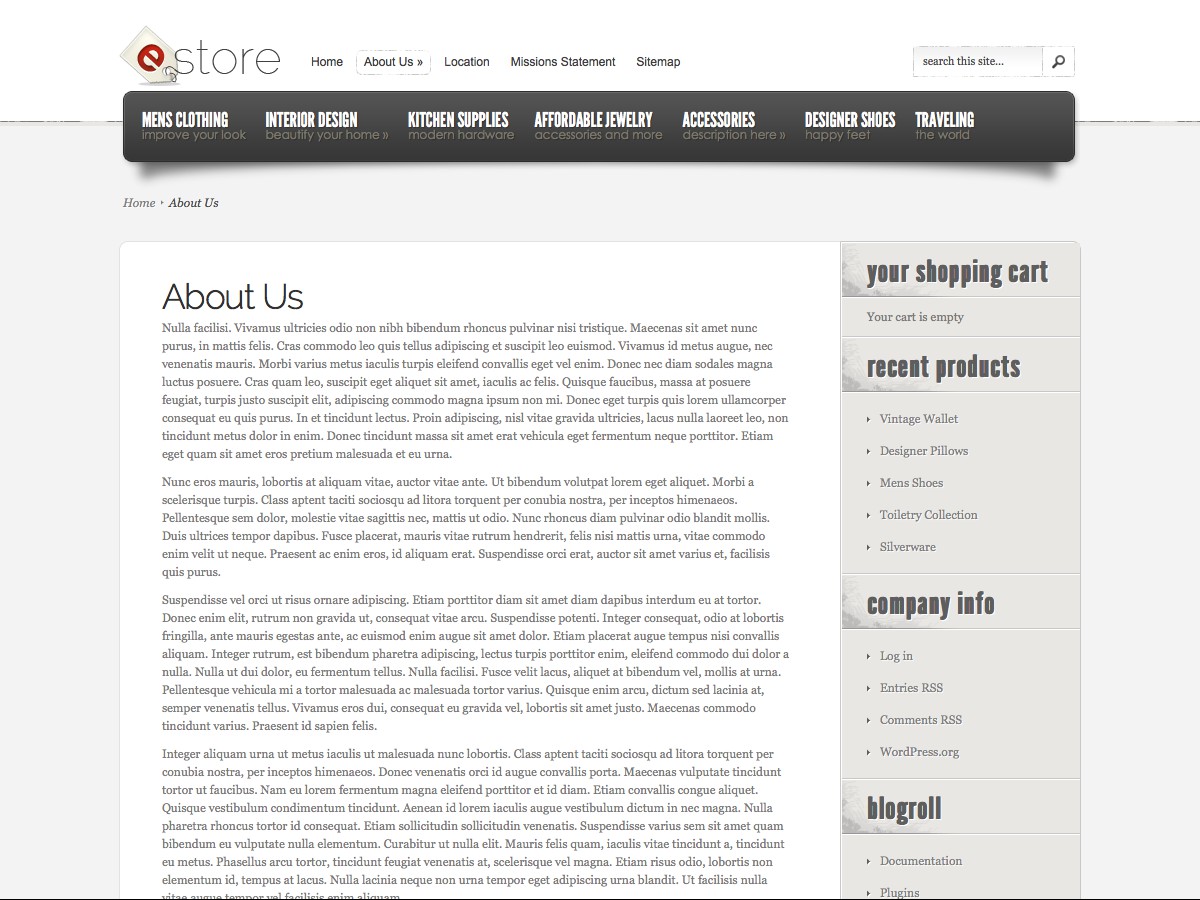 Unsere WordPress-Themes - eStore