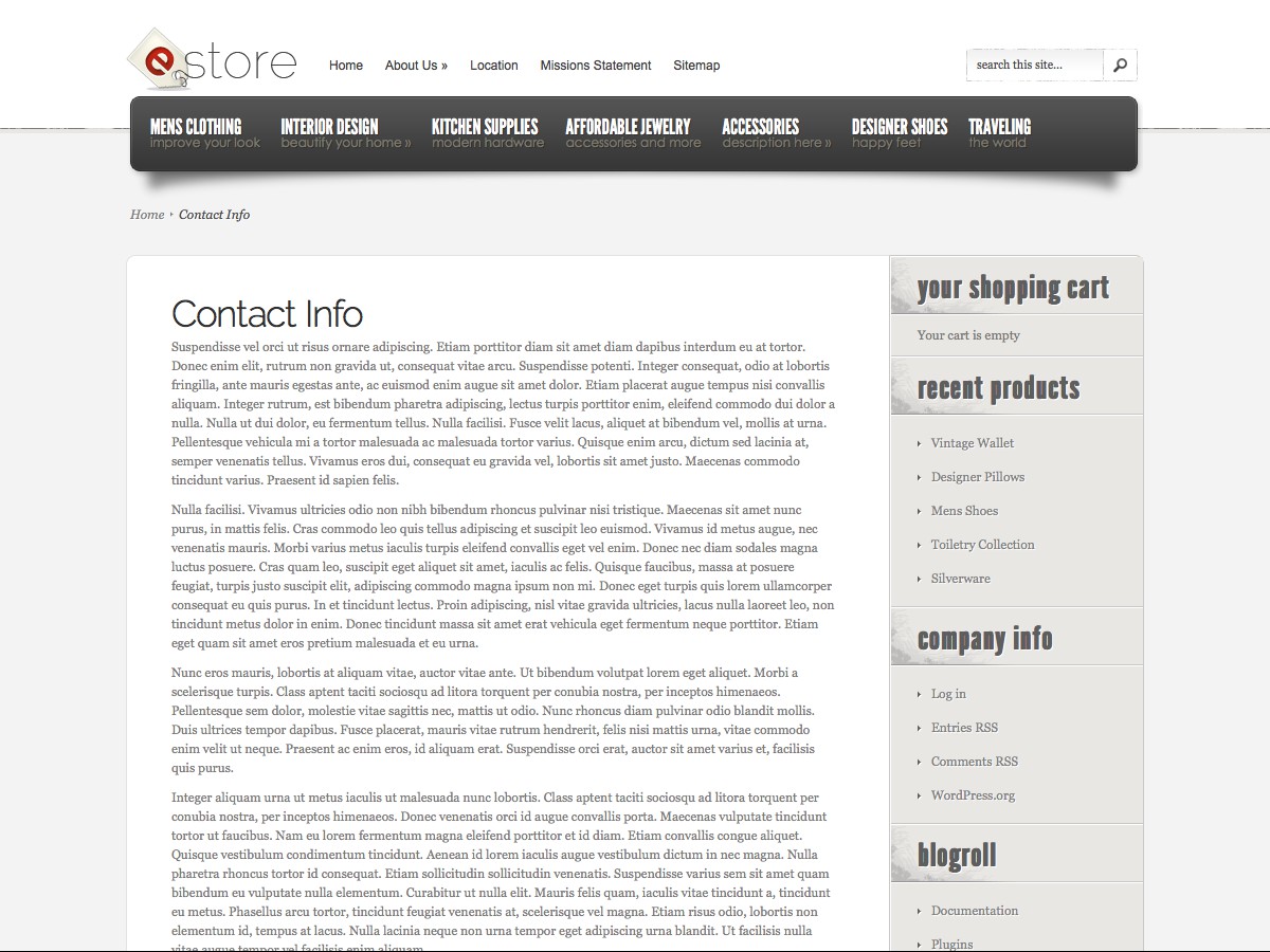 Unsere WordPress-Themes - eStore