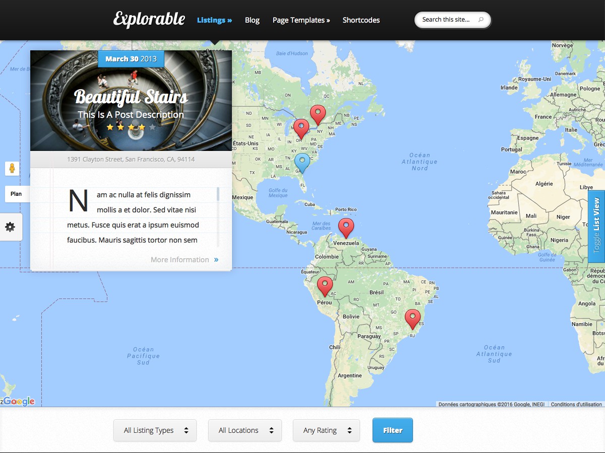 Nuestros temas WordPress - Explorable