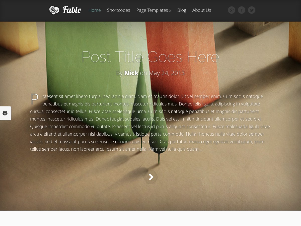 Unsere WordPress-Themes - Fable