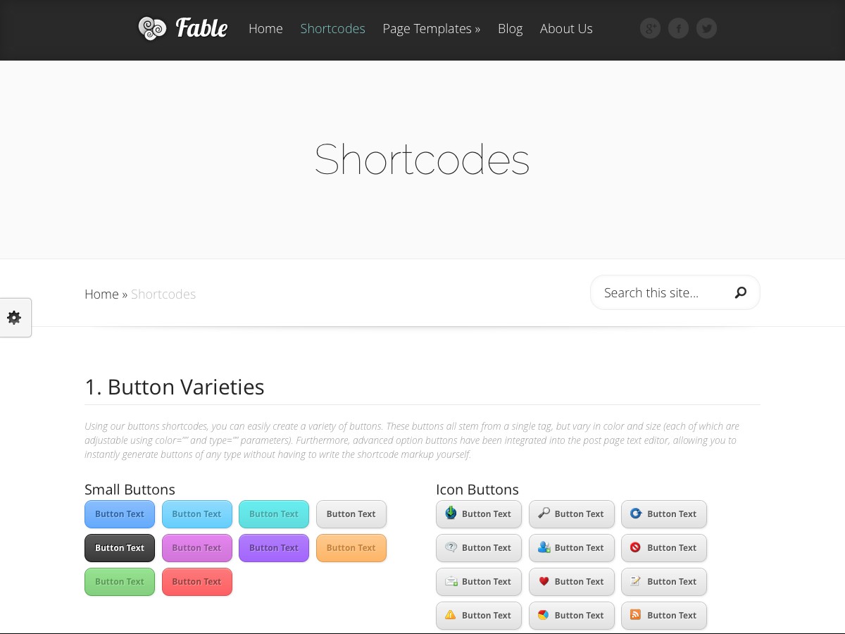 Unsere WordPress-Themes - Fable