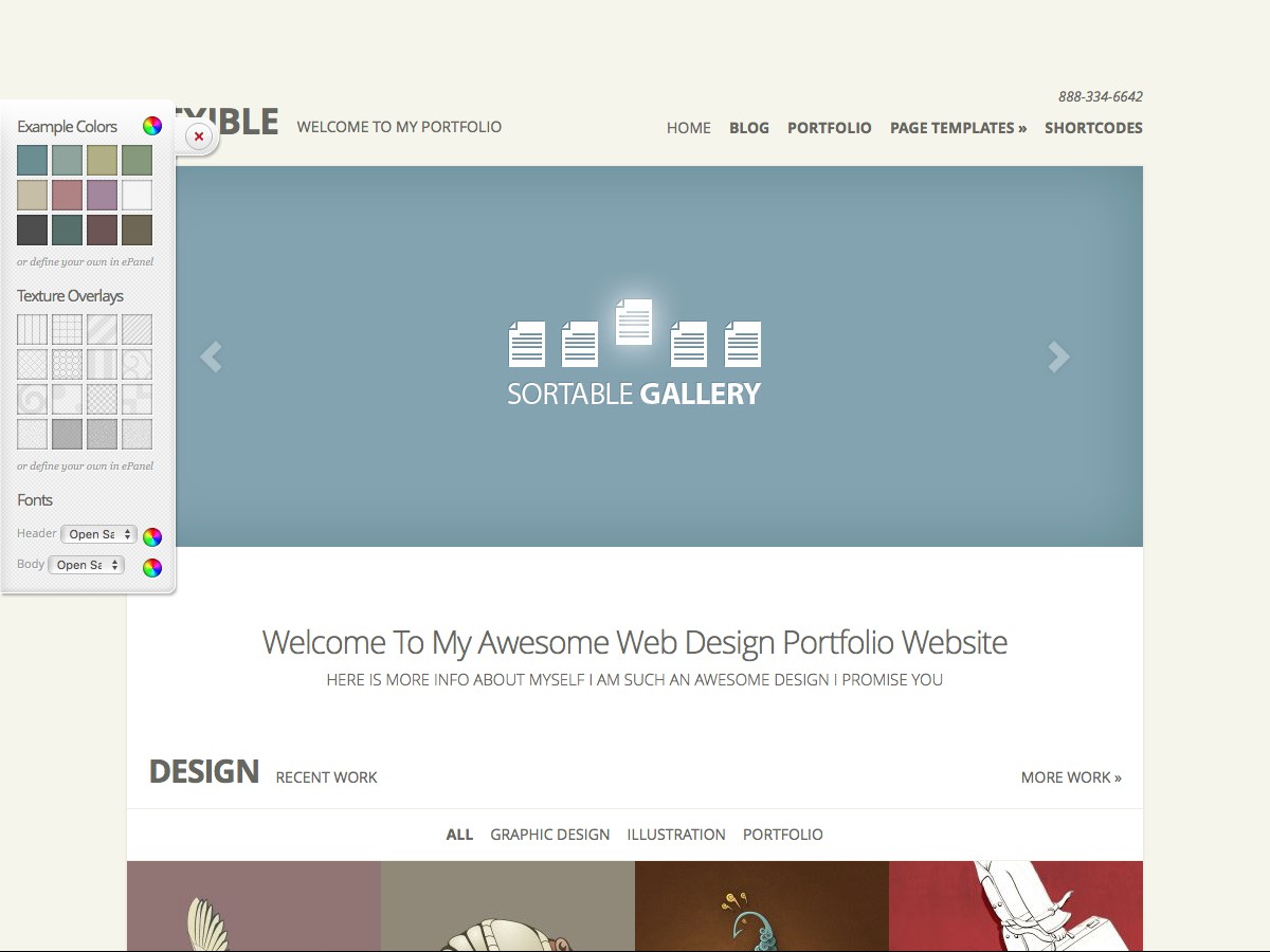 Our WordPress themes - Flexible
