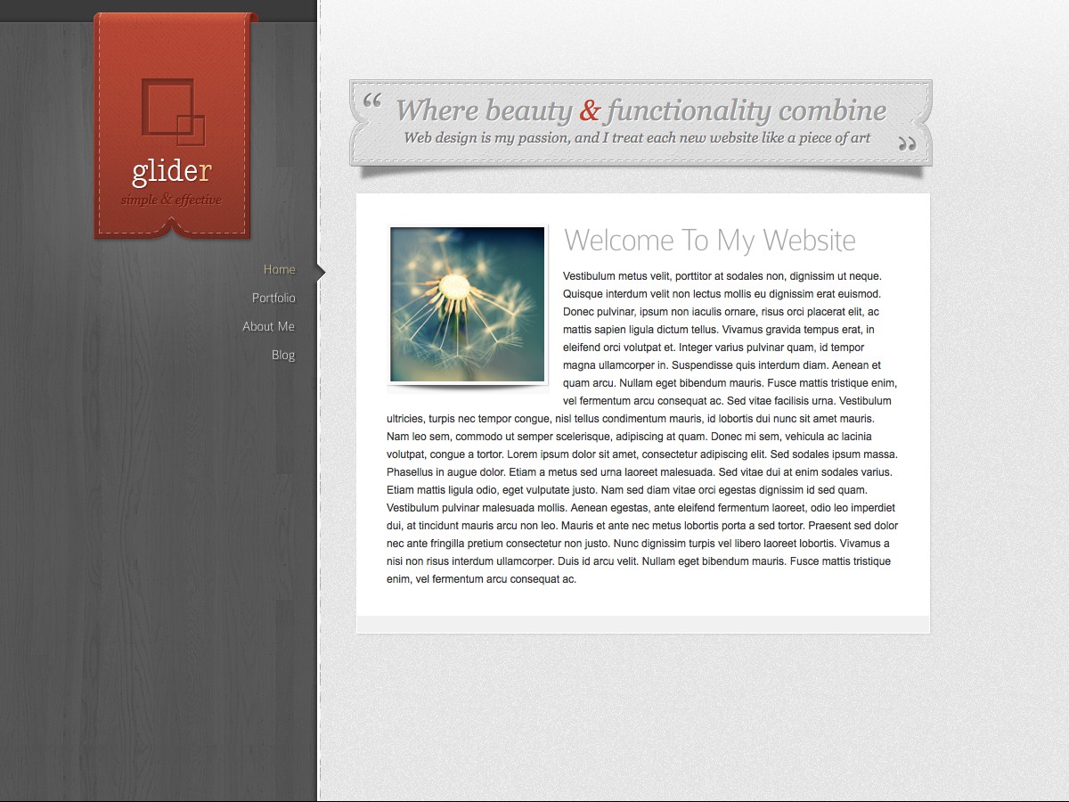 Unsere WordPress-Themes - Glider