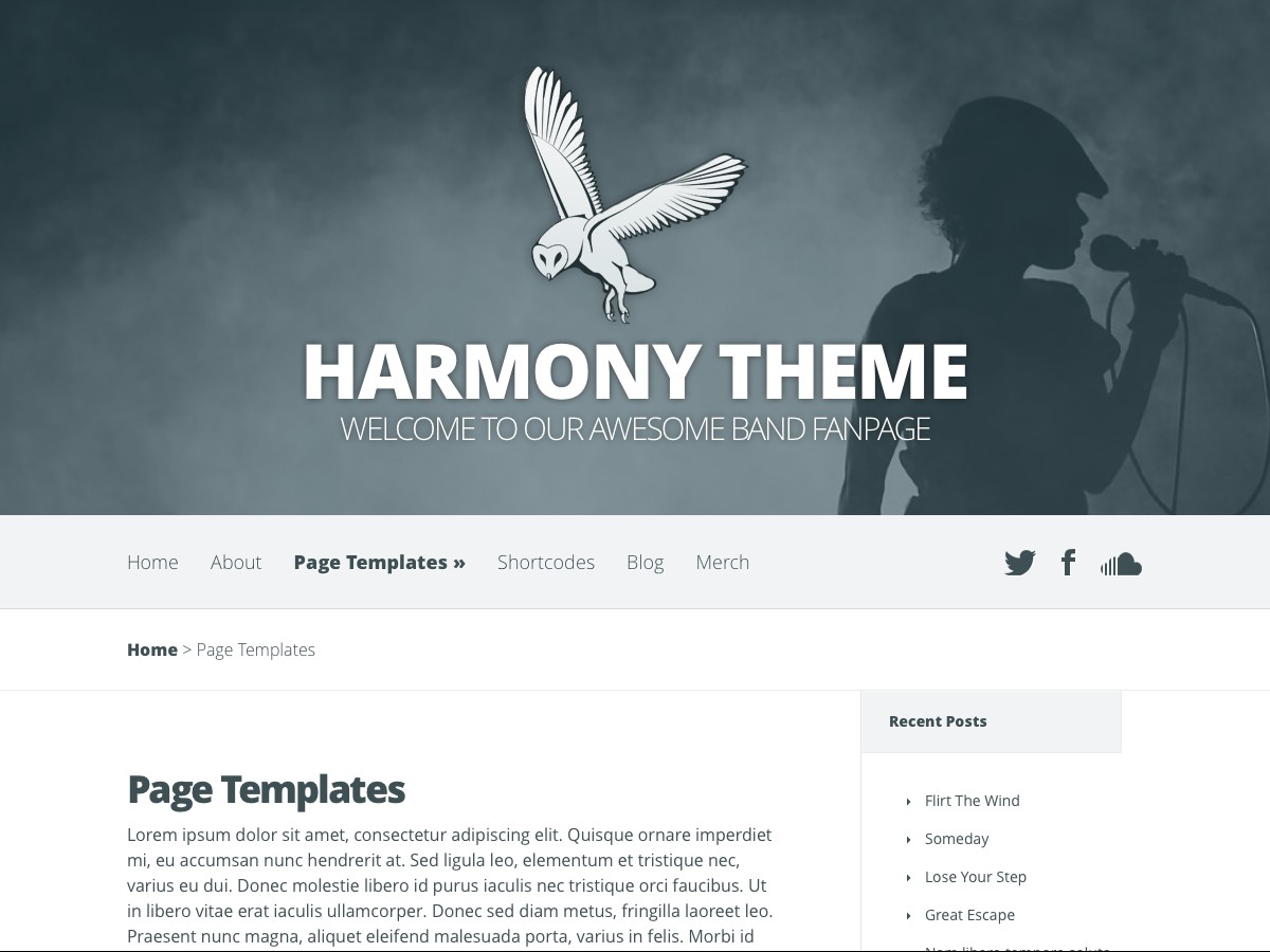 harmony theme