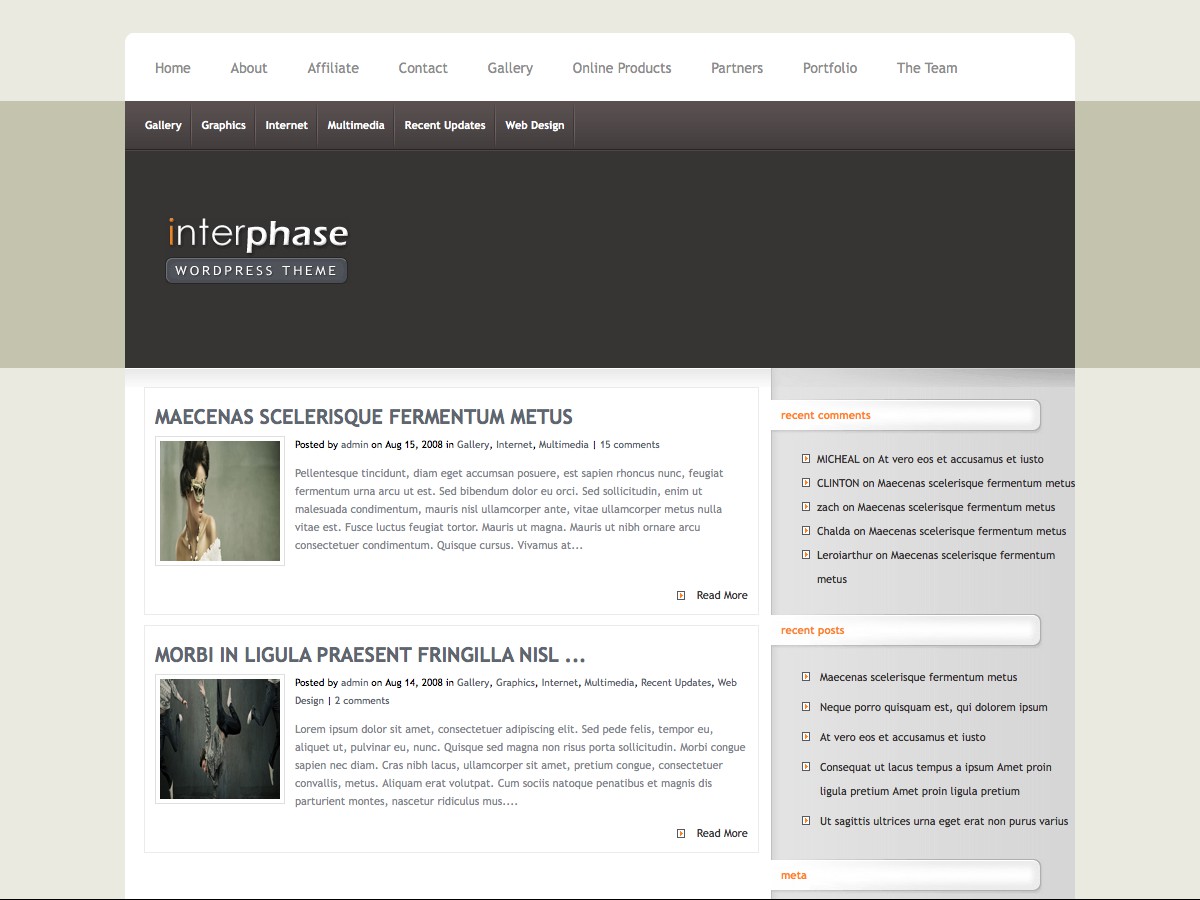 Nuestros temas WordPress - InterPhase