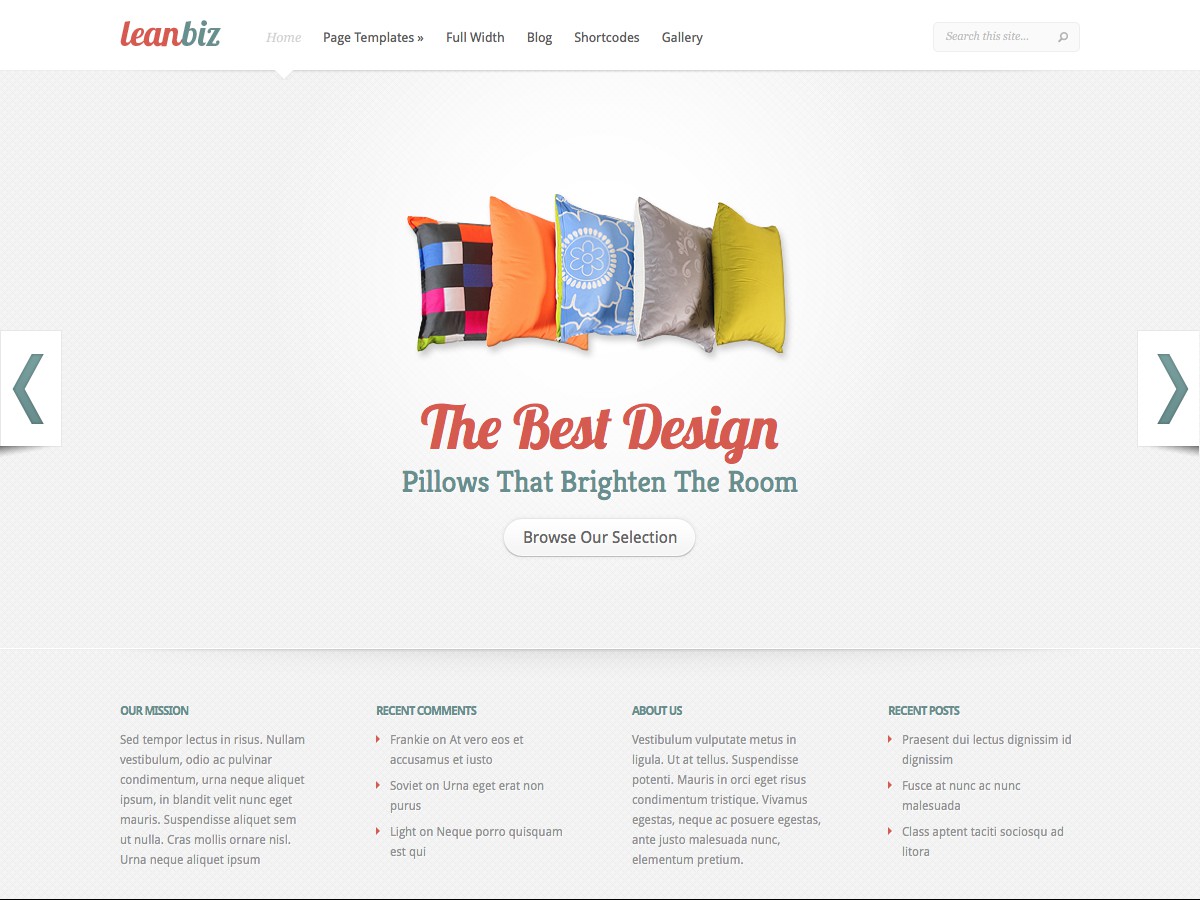 Unsere WordPress-Themes - LeanBiz