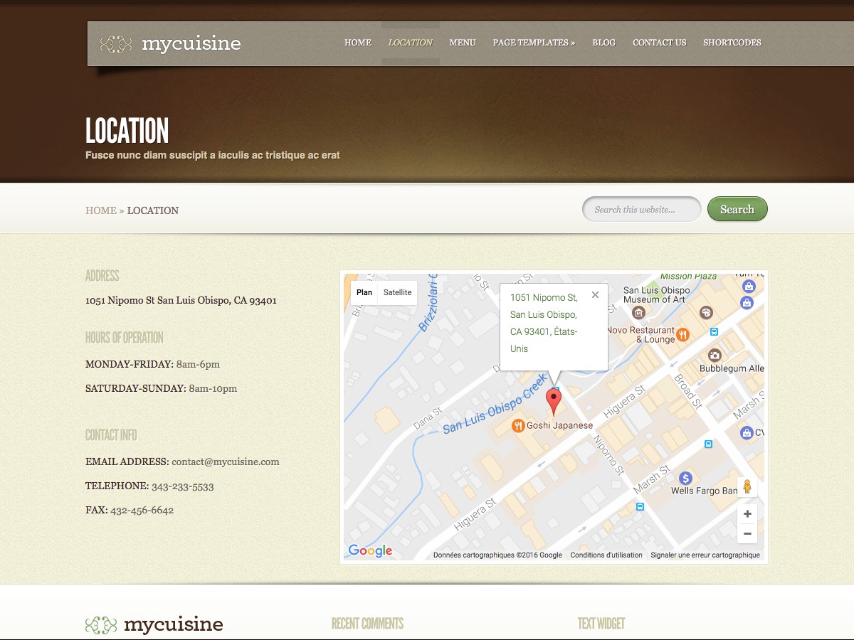 I nostri temi Wordpress - MyCuisine
