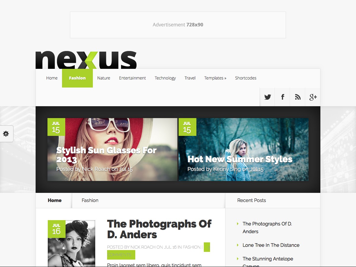 Nuestros temas WordPress - Nexus
