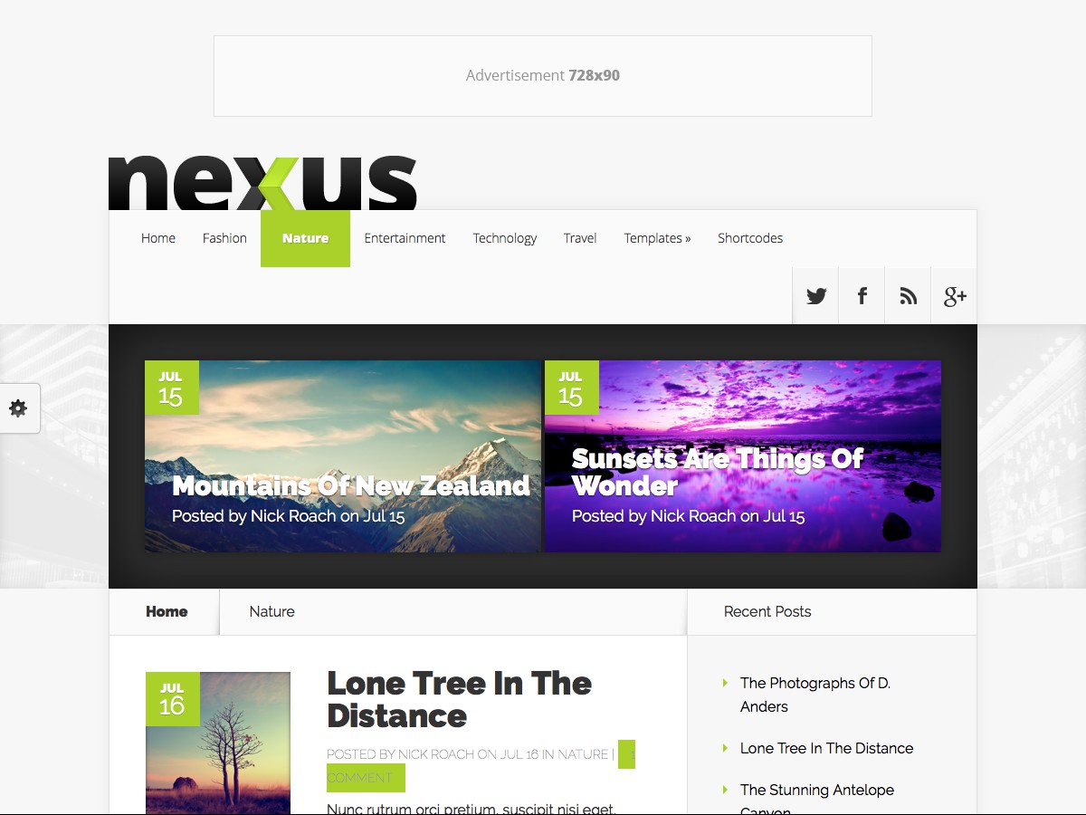 Nuestros temas WordPress - Nexus