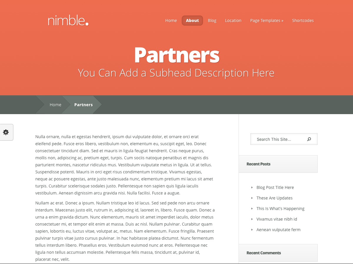 I nostri temi Wordpress - Nimble