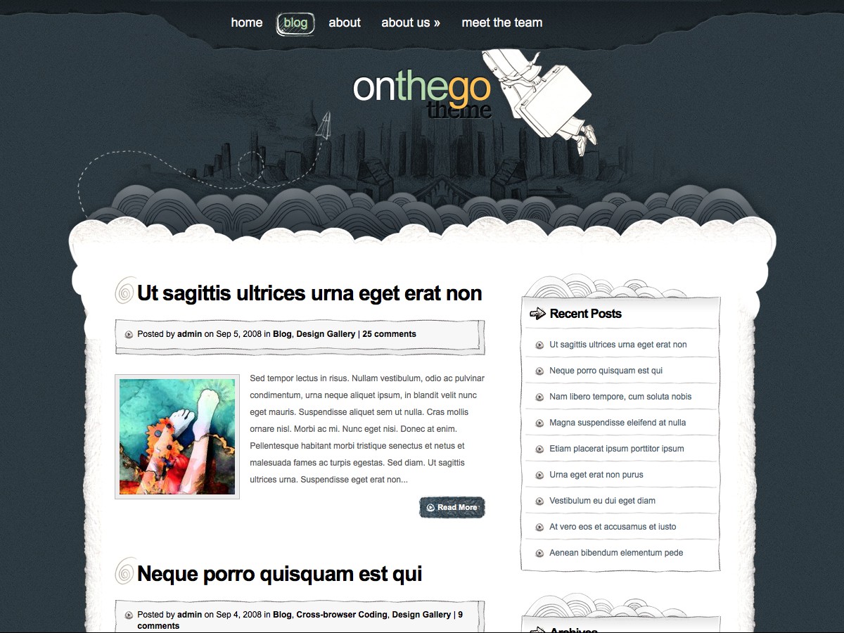 Our WordPress themes - OnTheGo