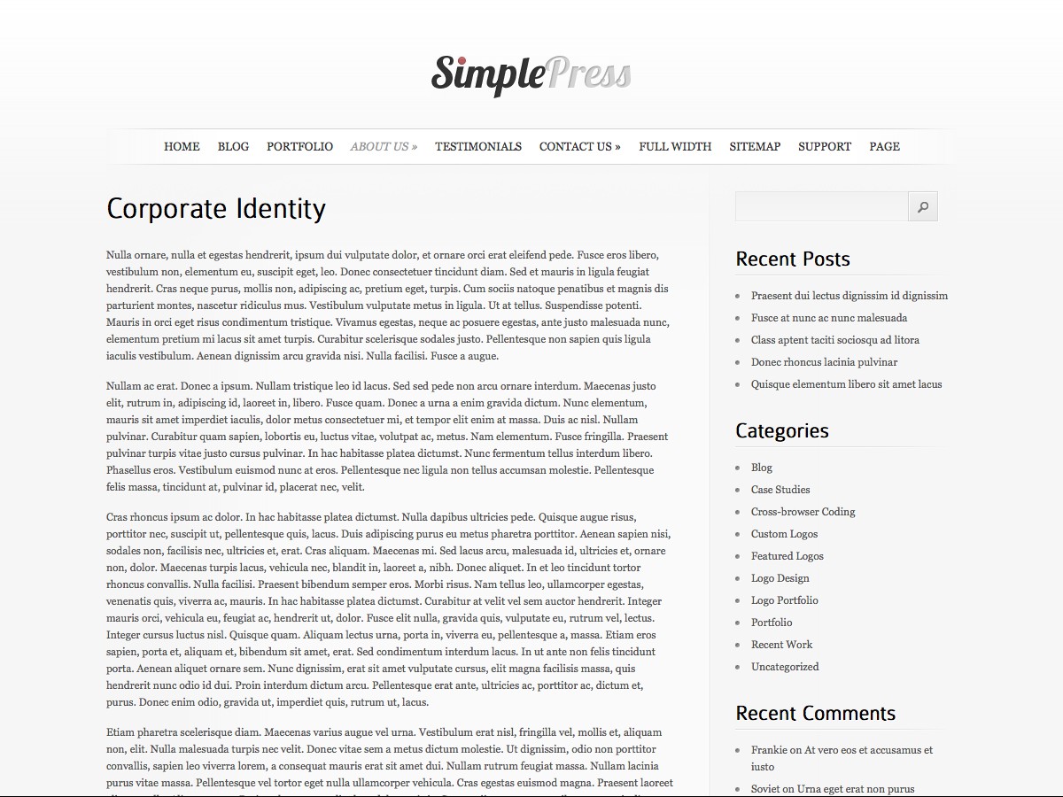 Nuestros temas WordPress - SimplePress