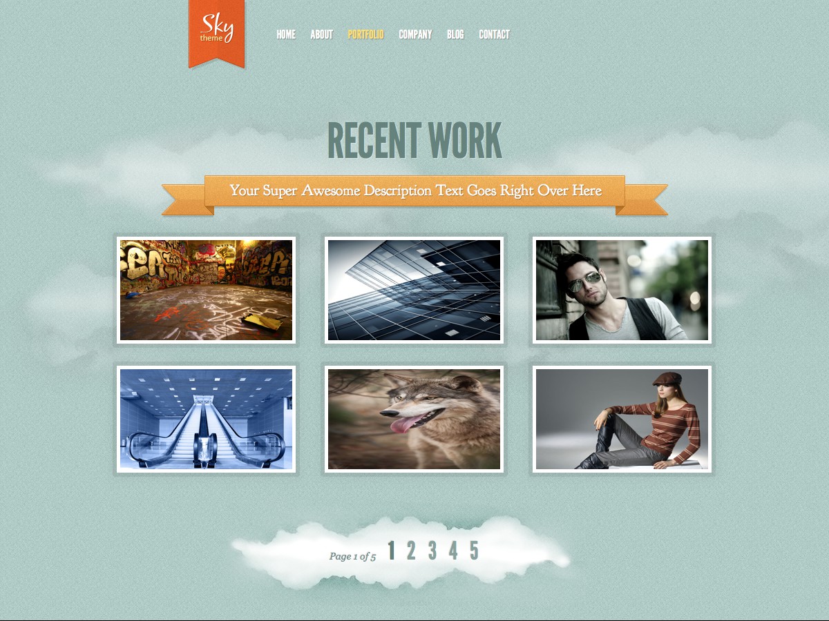 Nuestros temas WordPress - Sky