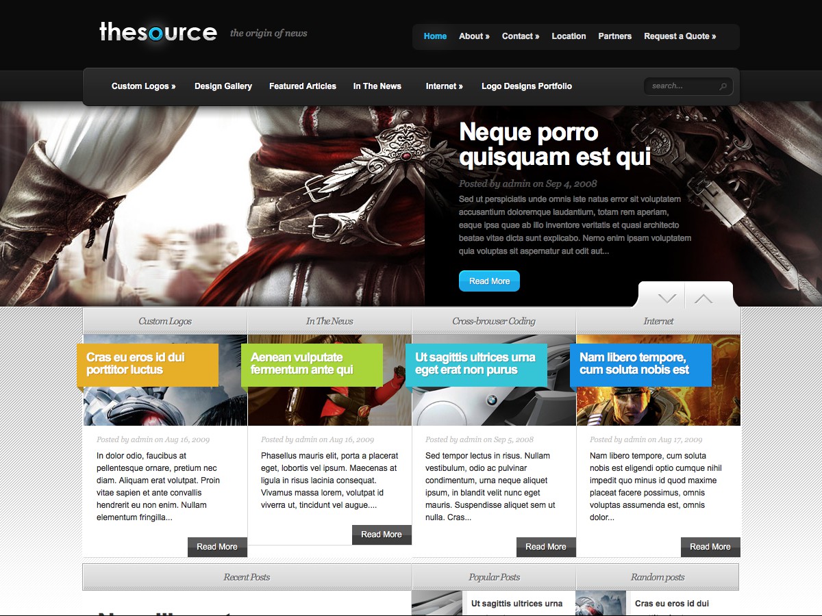 Nuestros temas WordPress - TheSource